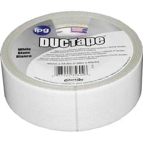 1.88 In. X 60 Yd. General Purpose Duct Tape (White) 1.88 In. X 60 Yd. General Purpose Duct Tape (White)