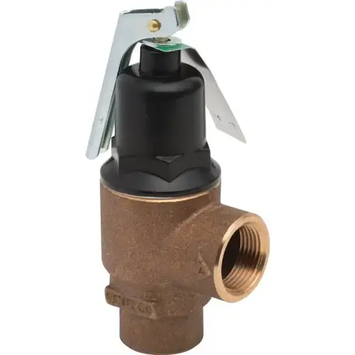 3/4" F-82 Bronze Body With Lever Set At 30 Psi