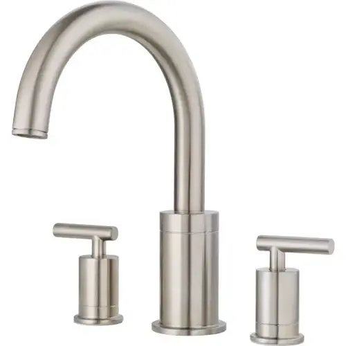 Contempra Roman Tub Trim, 18 Gpm, Brushed Nickel, 2 Handles Contempra Roman Tub Trim, 18 Gpm, Brushed Nickel, 2 Handles