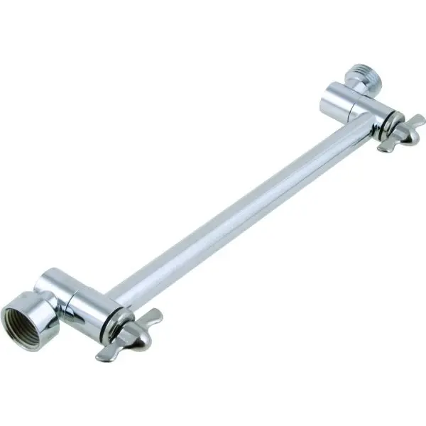 GENERIC PRIVATE BRAND Brass .5 Fip X 9 In Adjustable Shower Arm (Chrome) 529505 GENERIC PRIVATE BRAND Brass .5 Fip X 9 In Adjustable Shower Arm (Chrome) 529505