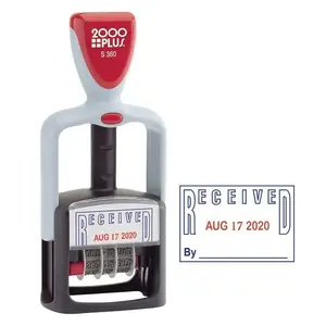 2000 Plus 011034 Blue/Red Self-Inking Message Stamp