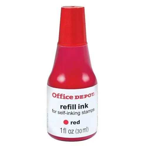 1 Oz Red Self-Inking Refill Ink