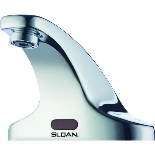 Sensor Faucet, 0.5 Gpm, 4" Center, Chrome