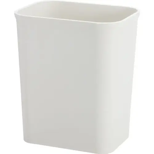 Fire Retardant 8 Quart Ul Approved Plastic Wastebasket, Sand Fire Retardant 8 Quart Ul Approved Plastic Wastebasket, Sand