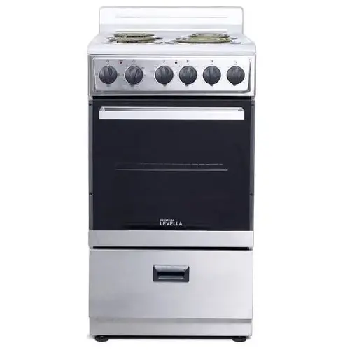 24 In. 2.6 Cu. Ft. 4-Burner Single Oven Electric Range