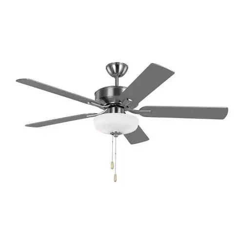 Linden 52" LED Silver Ceiling Fan With Reversible Blades