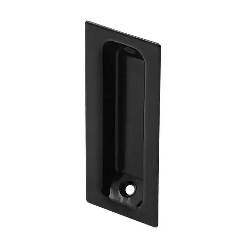 Closet Door Pull, 1-3/8", Oblong, Solid Brass, Matte Black Closet Door Pull, 1-3/8", Oblong, Solid Brass, Matte Black