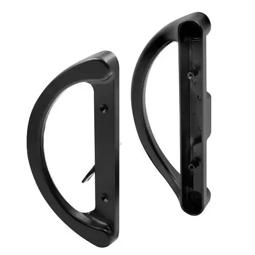 Mortise Style Sliding Patio Door Handle Set, D Pull, Non-Keyed, Black Mortise Style Sliding Patio Door Handle Set, D Pull, Non-Keyed, Black