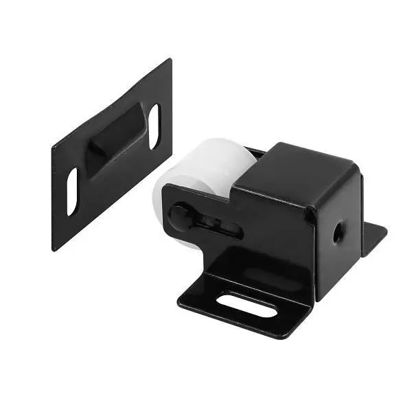 Prime-Line Closet/Cabinet Door Roller Catch Matte Black Single Pack N 73868 Prime-Line Closet/Cabinet Door Roller Catch Matte Black Single Pack N 73868