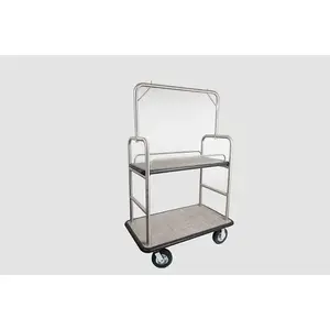 Hospitality 1 Source BCDDC Bellman'S Cart Dual Deck Midtown