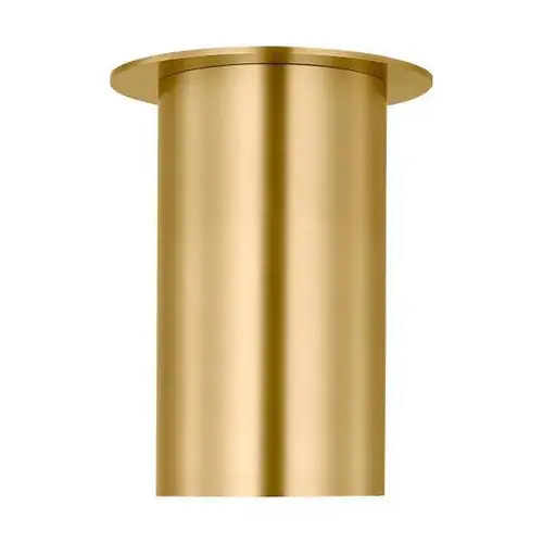 Archer 5.5" 1-Light Satin Brass Ceiling Fixture, Flush Mount