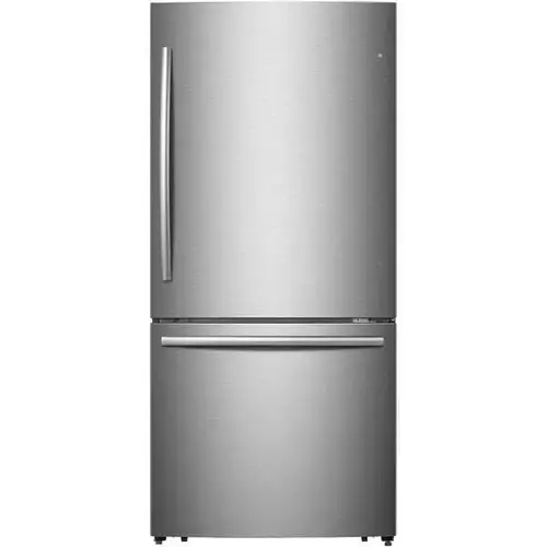 17.2 Cubic Feet Bottom Freezer Refrigerator In Stainless Steel