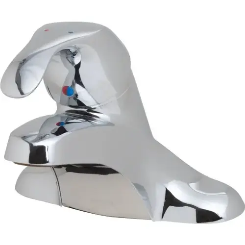 M-Bition Centerset Bathroom Faucet W/ 3 In Lever And Metal Drain Chrome M-Bition Centerset Bathroom Faucet W/ 3 In Lever And Metal Drain Chrome