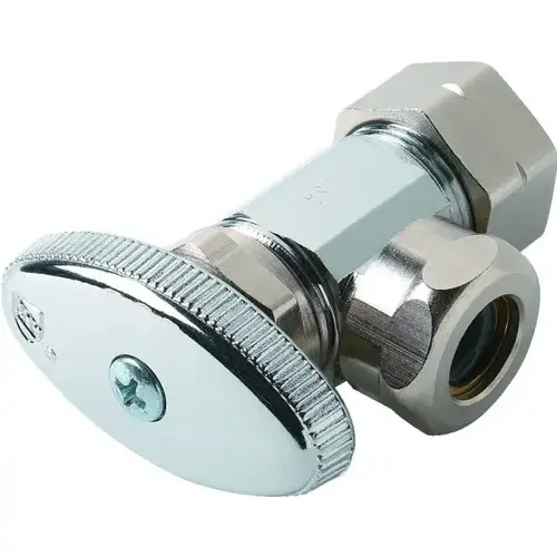 Quarter-Turn Angle Stop Valve 1/2x7/16" , 1/2" Slip Joint Quarter-Turn Angle Stop Valve 1/2x7/16" , 1/2" Slip Joint