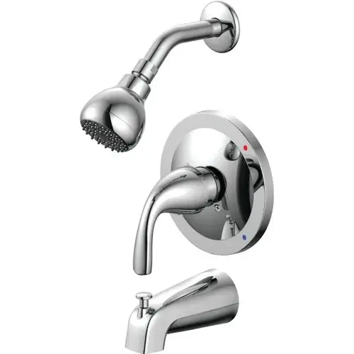 Anchor Point Tub And Shower Trim Kit, 2.5 Gpm, 60 Psi, Chrome Plated Anchor Point Tub And Shower Trim Kit, 2.5 Gpm, 60 Psi, Chrome Plated