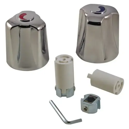 Universal Large Metal Canopy With Universal Handles For Tub/Shower Faucets Chrome Universal Large Metal Canopy With Universal Handles For Tub/Shower Faucets Chrome