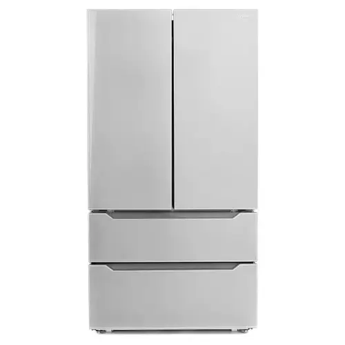 22.5 Cu. Ft. 4-Door French Door Refrigerator With Recessed Handle In Stain