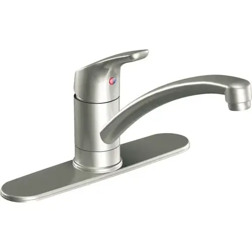 Baystone Single Handle Kitchen Faucet Classic Stainless Ull Baystone Single Handle Kitchen Faucet Classic Stainless Ull