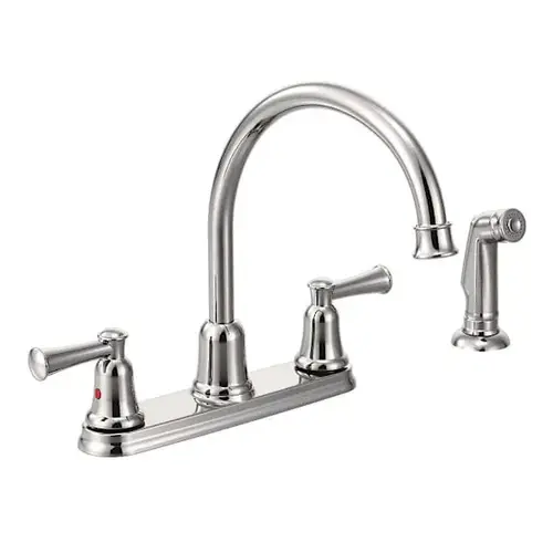 Capstone 2-Handle 1.5 Gpm High Arc Kitchen Faucet W/ Spray (Chrome) Capstone 2-Handle 1.5 Gpm High Arc Kitchen Faucet W/ Spray (Chrome)