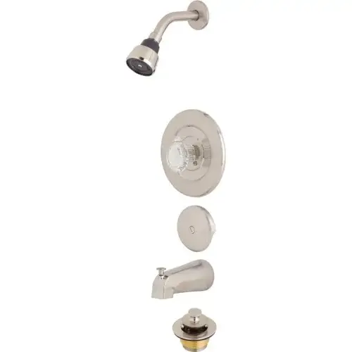 Replacement For Moen Chateau Tub-Shower Trim Kit Brushed Nickel Replacement For Moen Chateau Tub-Shower Trim Kit Brushed Nickel