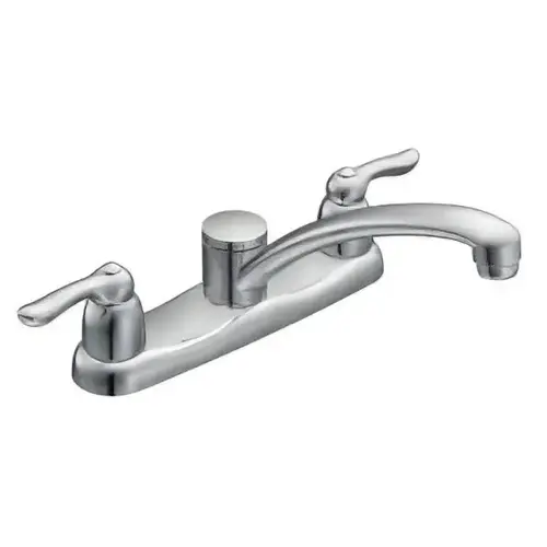 Chateau Two-Handle Low Arc Kitchen Faucet Chrome Chateau Two-Handle Low Arc Kitchen Faucet Chrome