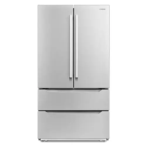 22.5 Cu Ft 4-Door French Door Refrigerator With Grip Handle In Ss