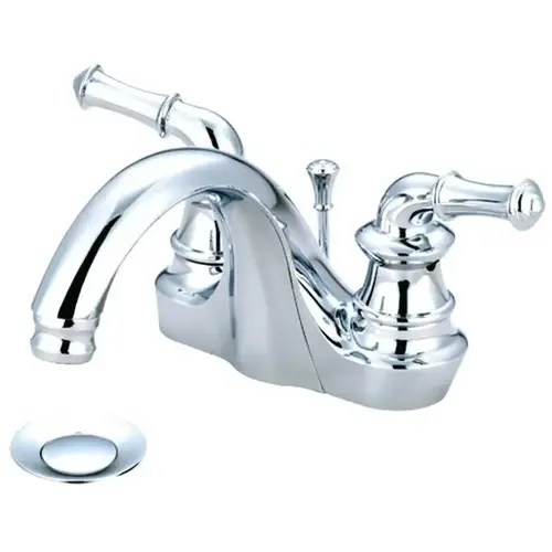 Lavatory Faucet Brushed Nickel With Pop-Up Lavatory Faucet Brushed Nickel With Pop-Up