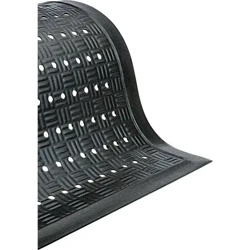 Cushion Station Floor Mat, Slip Resistant Rubber, 7/16 Thick, 3 ft X 5 ft, Black Cushion Station Floor Mat, Slip Resistant Rubber, 7/16 Thick, 3 ft X 5 ft, Black