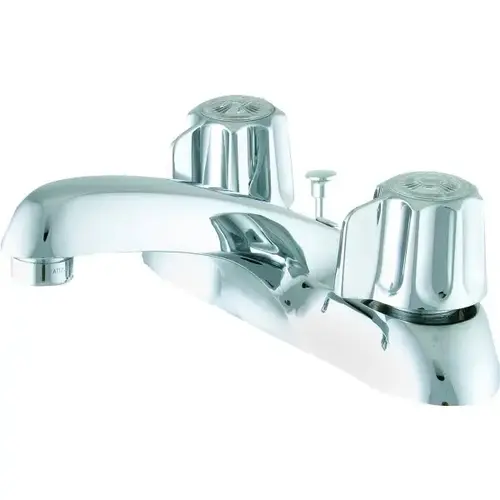 Lavatory Faucet Chrome Two Handle With Pop-Up