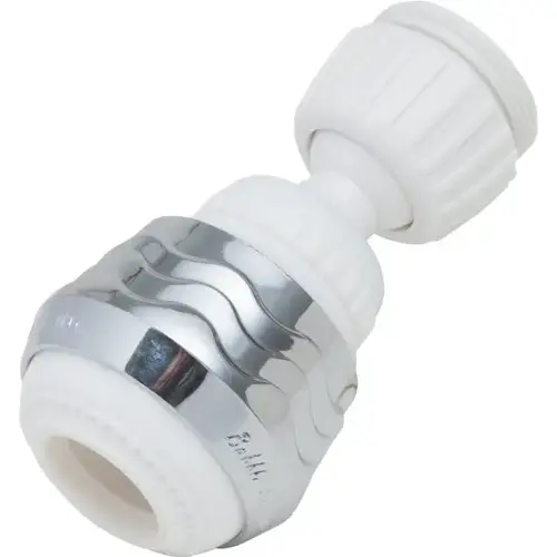 Bubble Stream Dual Thread Chrome Aerator 1.5 Gpm