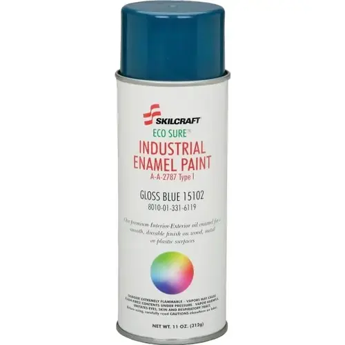 Eco-Sure Enamel Aerosol Paint Gloss Blue Eco-Sure Enamel Aerosol Paint Gloss Blue