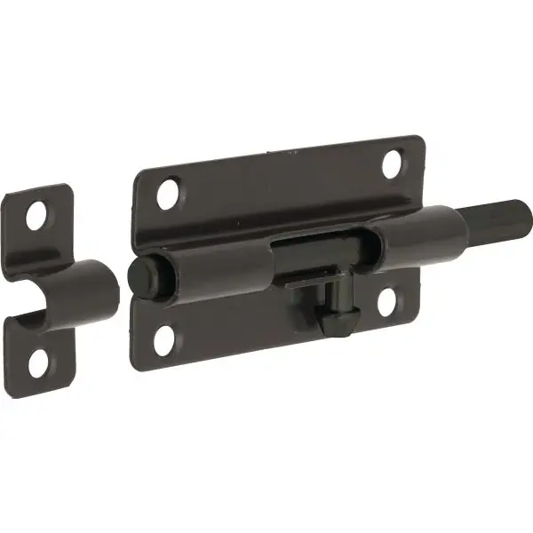 GENERIC PRIVATE BRAND Wellsco Barrel Bolt 4 Black 03-0278 GENERIC PRIVATE BRAND Wellsco Barrel Bolt 4 Black 03-0278