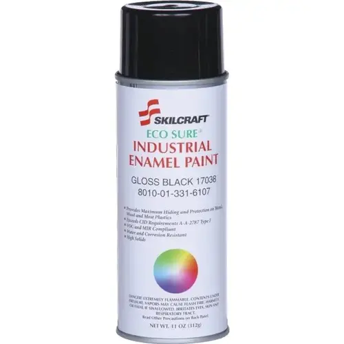 Eco-Sure Enamel Aerosol Paint Gloss Black Eco-Sure Enamel Aerosol Paint Gloss Black