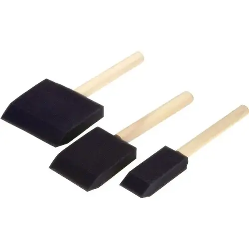 9 Piece Foam Brush Set