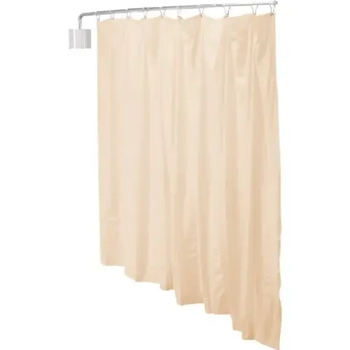 Telescoping Wall Mount Medical Privacy Curtain, Beige Vinyl Telescoping Wall Mount Medical Privacy Curtain, Beige Vinyl