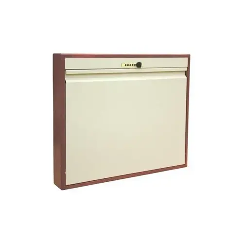 Elite Wall Desk, Single Size, 25hx18wx4"d, Self-Close, Pb Lock, Cherry Elite Wall Desk, Single Size, 25hx18wx4"d, Self-Close, Pb Lock, Cherry