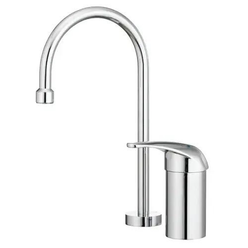 Temptap Thermostatic Gooseneck Spout Faucet, Chrome, 2.0 Gpm