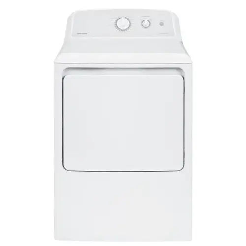 6.2 Cu. Ft. Front Load Long Vent Electric Dryer, White