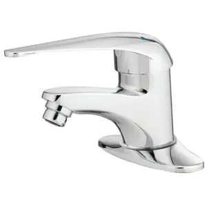 Powers 115-6 Temptap Thermostatic Bath Faucet, 6" Handle, 4" Deck Plate Chrome 2.0 Gpm