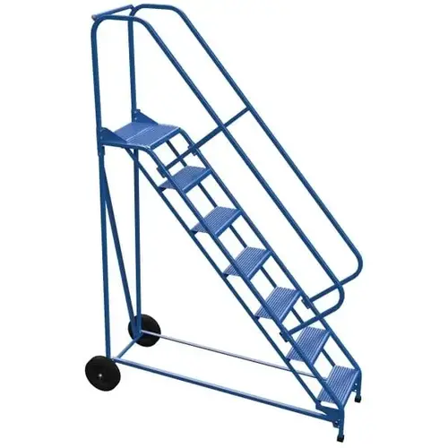 50 degree Perforated 7-Step Roll-A-Fold Ladder 70.81 X 28" 50 degree Perforated 7-Step Roll-A-Fold Ladder 70.81 X 28"