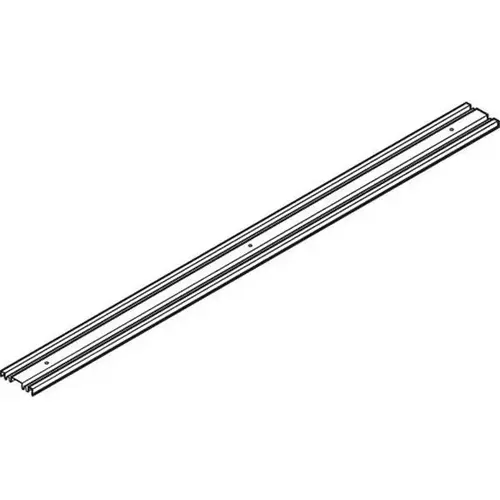 Bypass Bottom Track White 96"