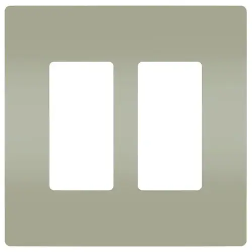 2-Gang Jumbo Size Decorator Wall Plate (Nickel)