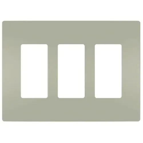 3-Gang Jumbo Size Decorator Wall Plate (Nickel)