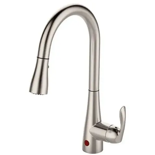 Pull-Down Kitchen Faucet With Motion Sensor, Brushed Nickel