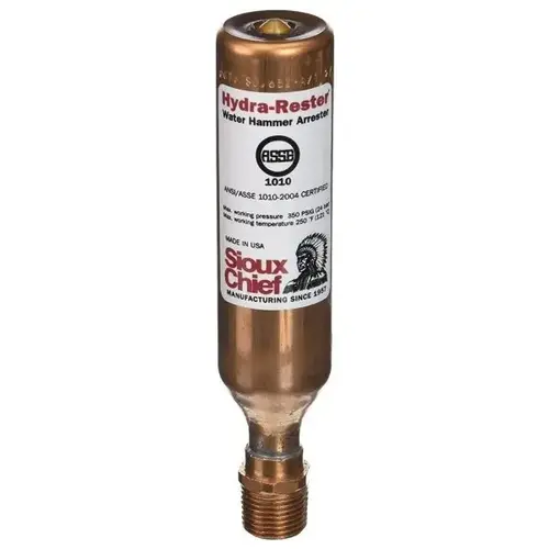 Hydra-Rester Water Hammer Arrester Asse-A 1/2 Mip Thread