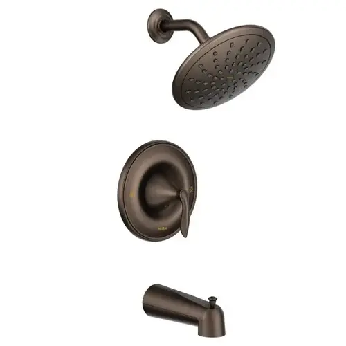 Eva Oil Rubbed Bronze Posi-Temp Tub/Shower Full Rainshower Eva Oil Rubbed Bronze Posi-Temp Tub/Shower Full Rainshower