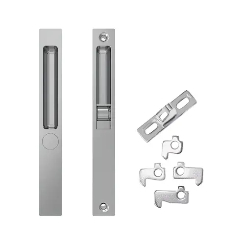 Patio Door Handle Set With Cams And Keeper Chrome Finish