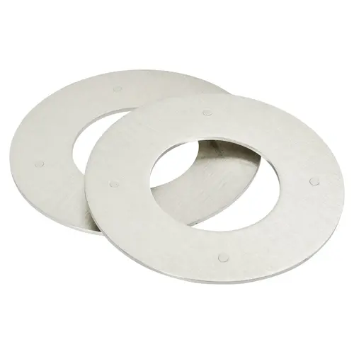 Thru Glass Communicator Mounting Adaptor Bullet Resistance Type 5" Diameter Stainless Steel Finish