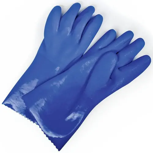 AWP 12 Inch Textured Grip PVC Gloves - Large - Package Of 2 AWP 12 Inch Textured Grip PVC Gloves - Large - Package Of 2