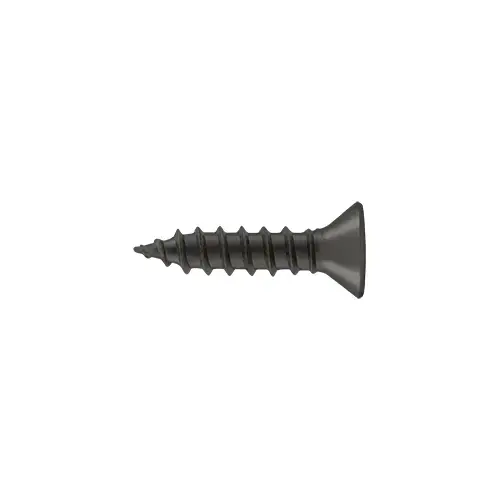 #9, 3/4" Length Flat Head Self Tapping Wood Screw Steel Oil Rubbed Bronze